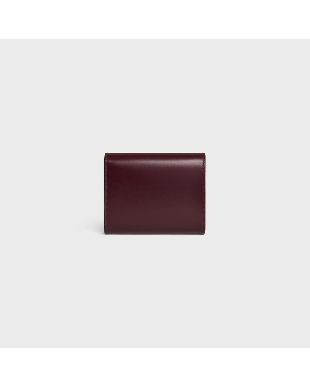 Céline Purple Small Flap Wallet Triomphe