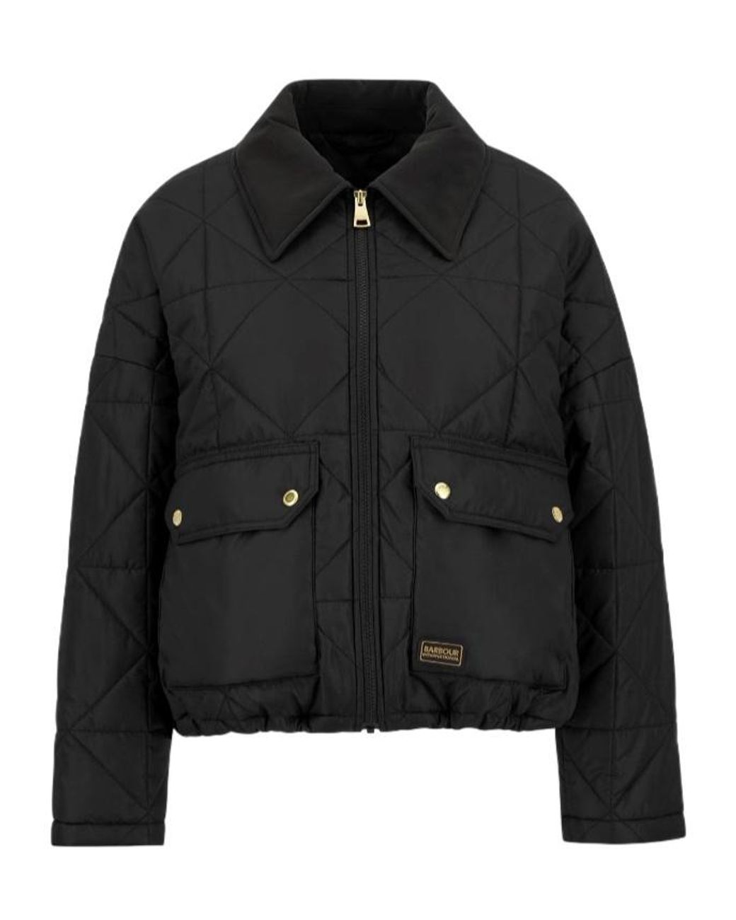 Barbour Black Long-Sleeved Casual Jacket