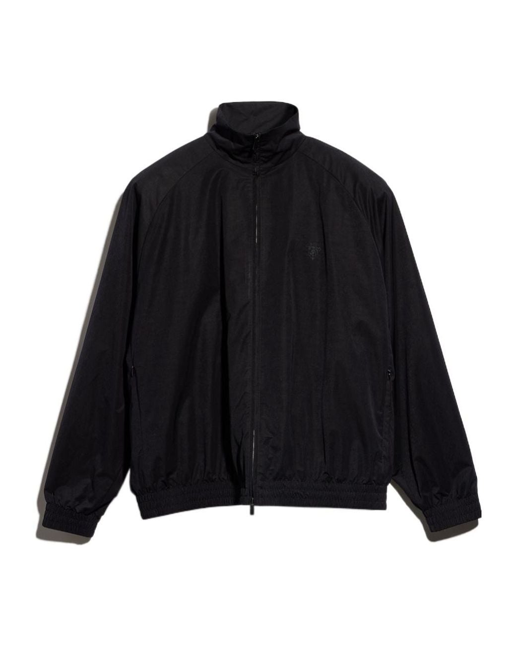 Gucci Black Soft Technical Twill Zip Jacket