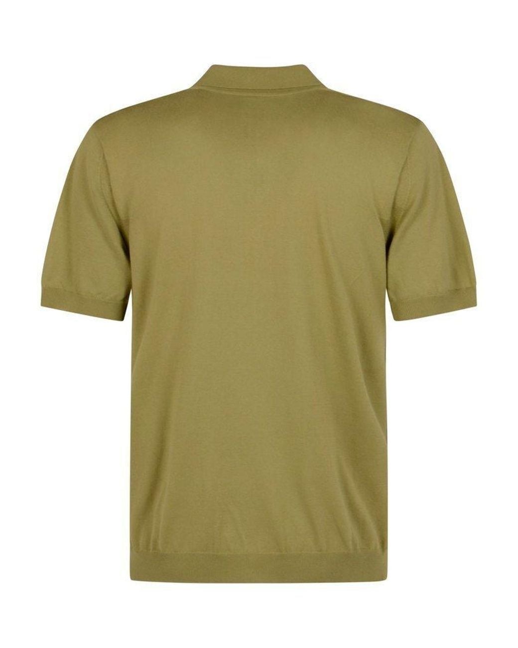C P Company Green Logo Patch Polo Shirt for men