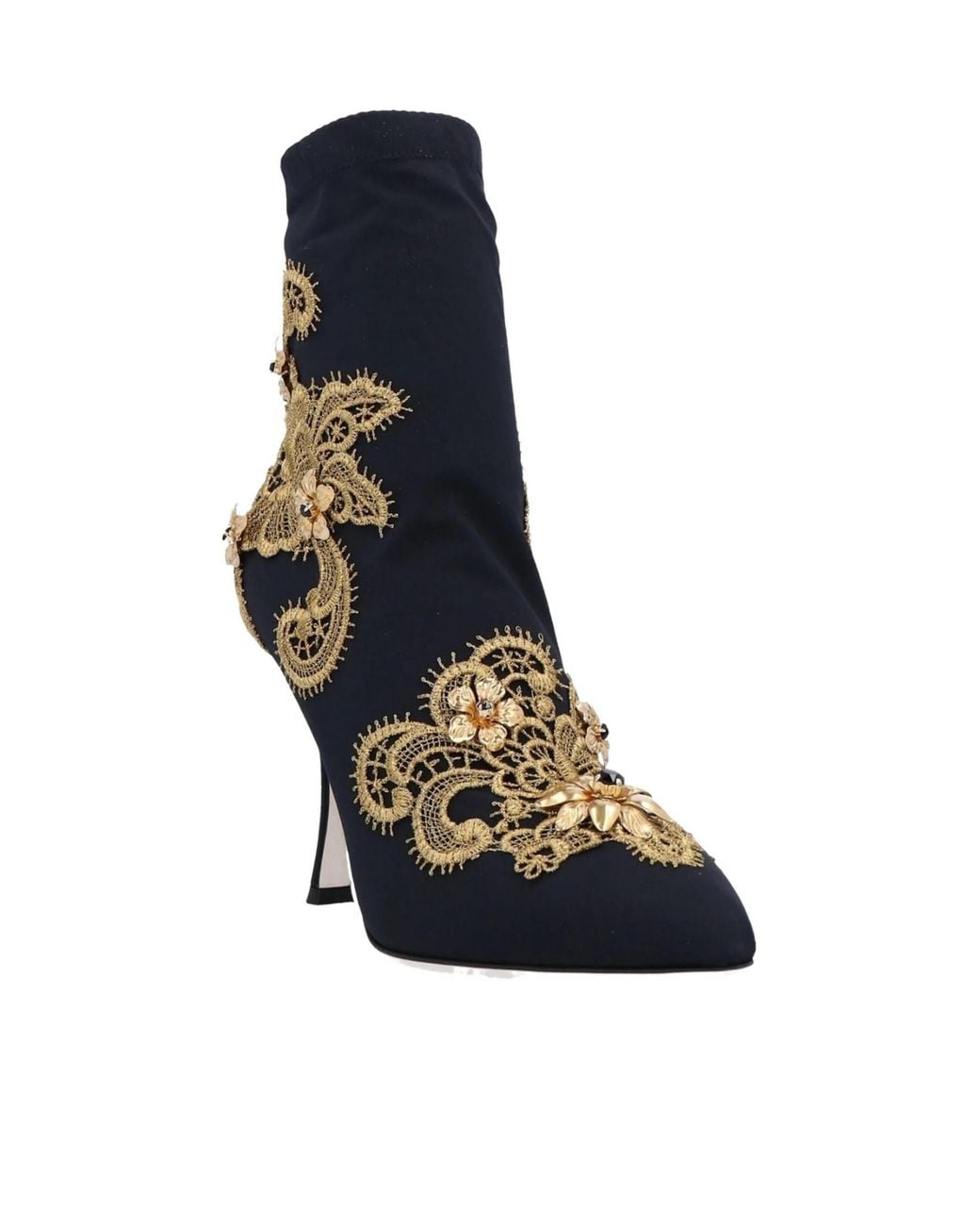 Dolce & Gabbana Blue Plain Colour Ankle Boot