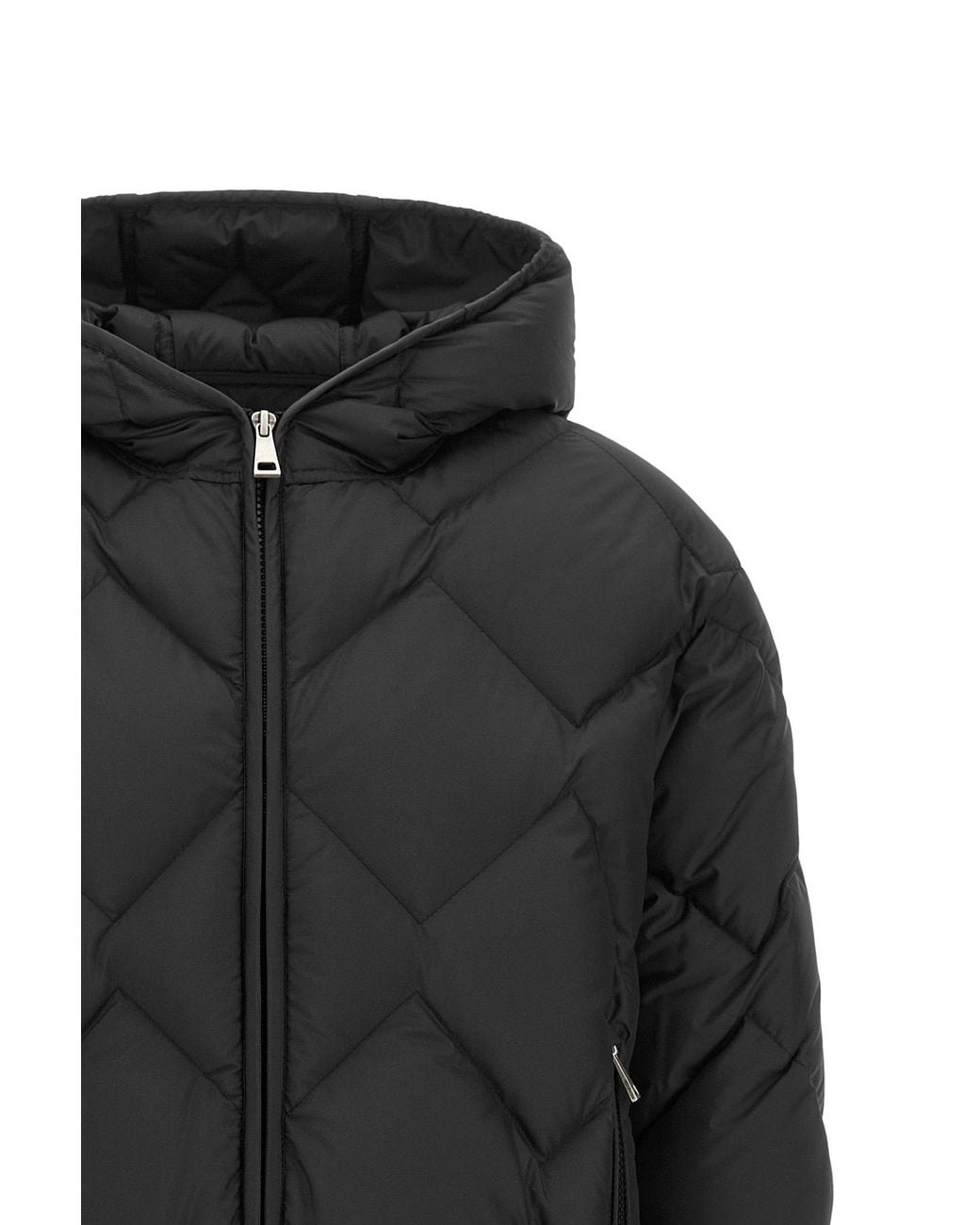Moncler Black 'arvouinne' Down Jacket