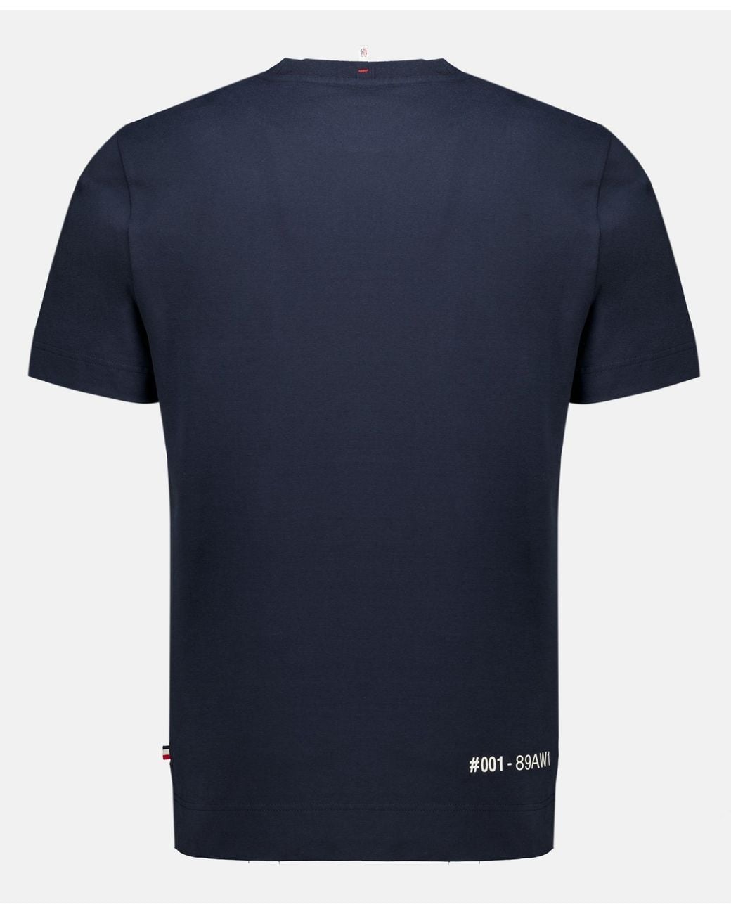 Moncler Blue Printed T-Shirt for men