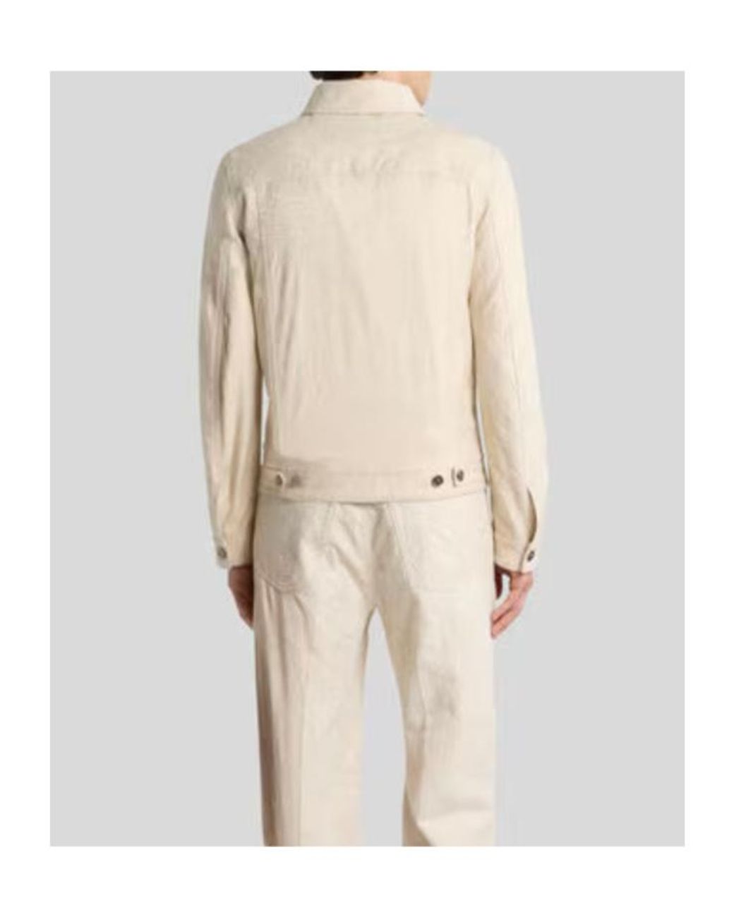Etro Natural Paisley Jacquard Jacket for men