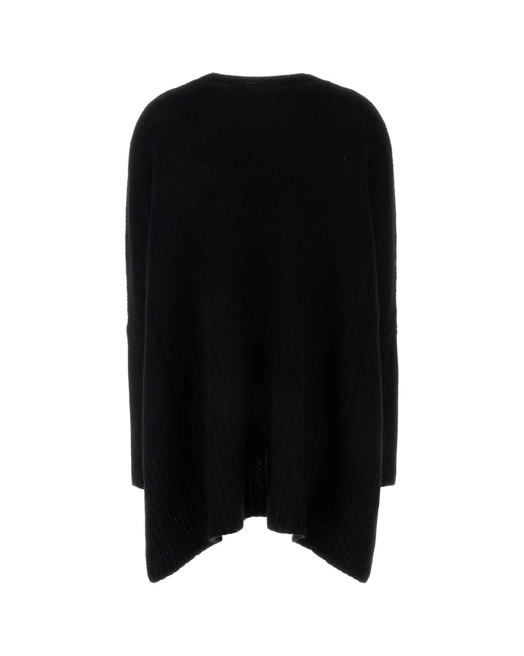 Co. Black Asymmetric Knit Top
