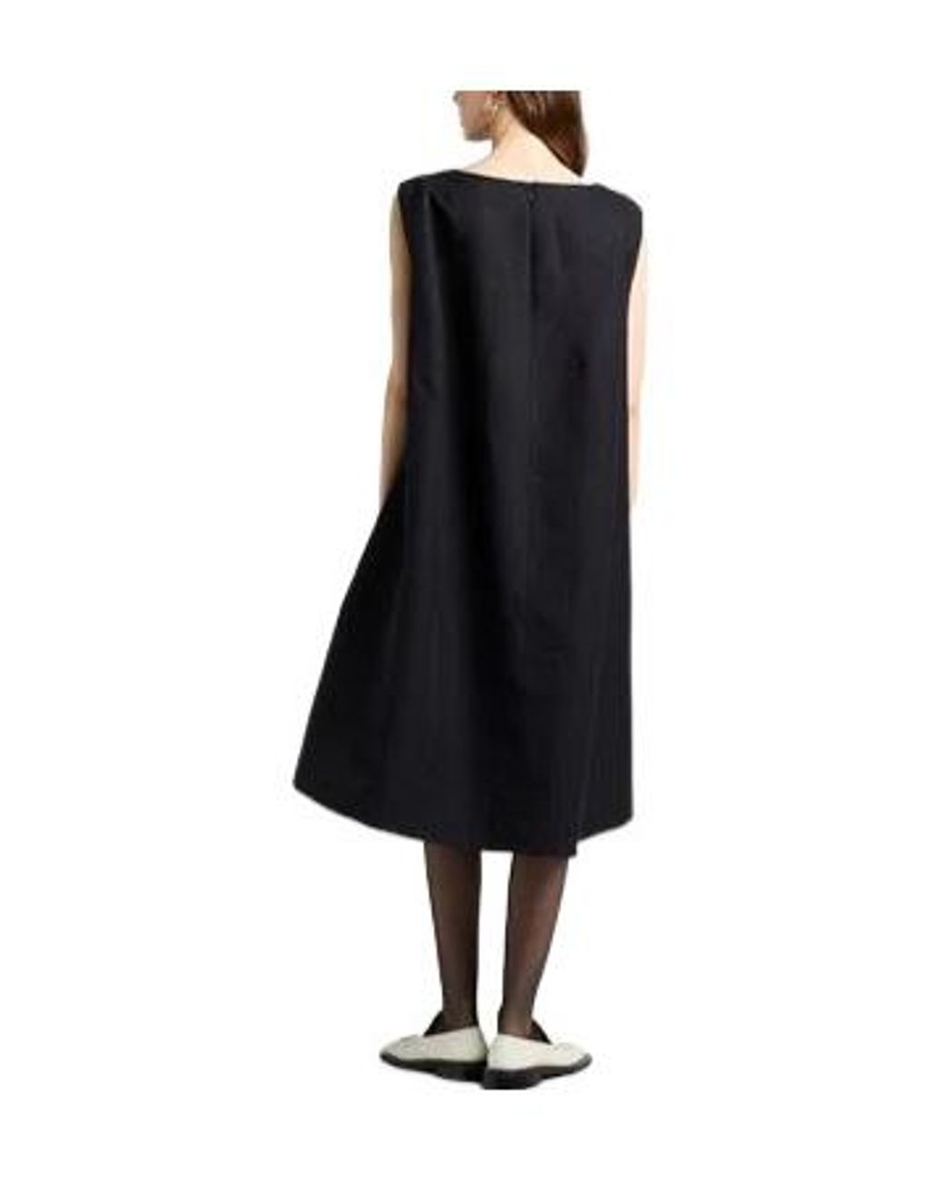 Marni Black Solid-Color Sleeveless Dress