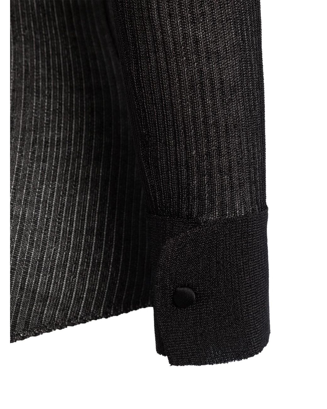 Dondup Black Long-Sleeve Knit Top