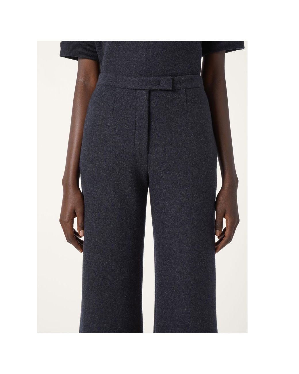 Loro Piana Blue Flared Trousers