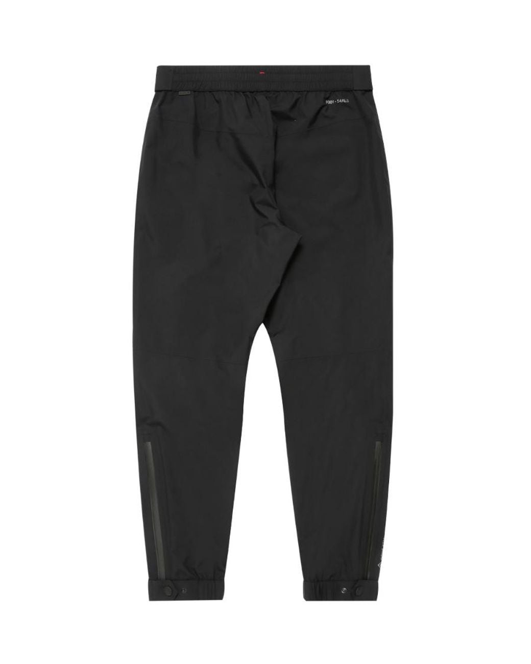 Moncler Black Logo-Tailored Trousers for men