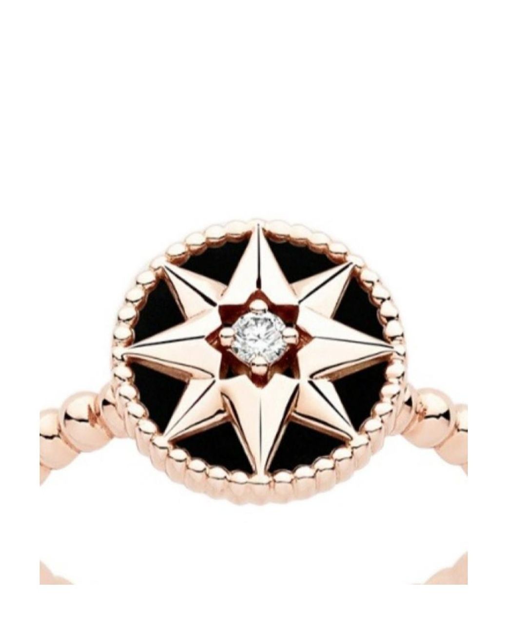 Dior White Rose Des Vents Ring