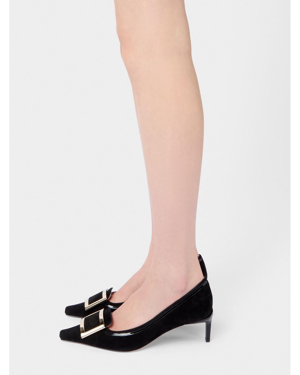 Roger Vivier Black Viv' Canard Pumps
