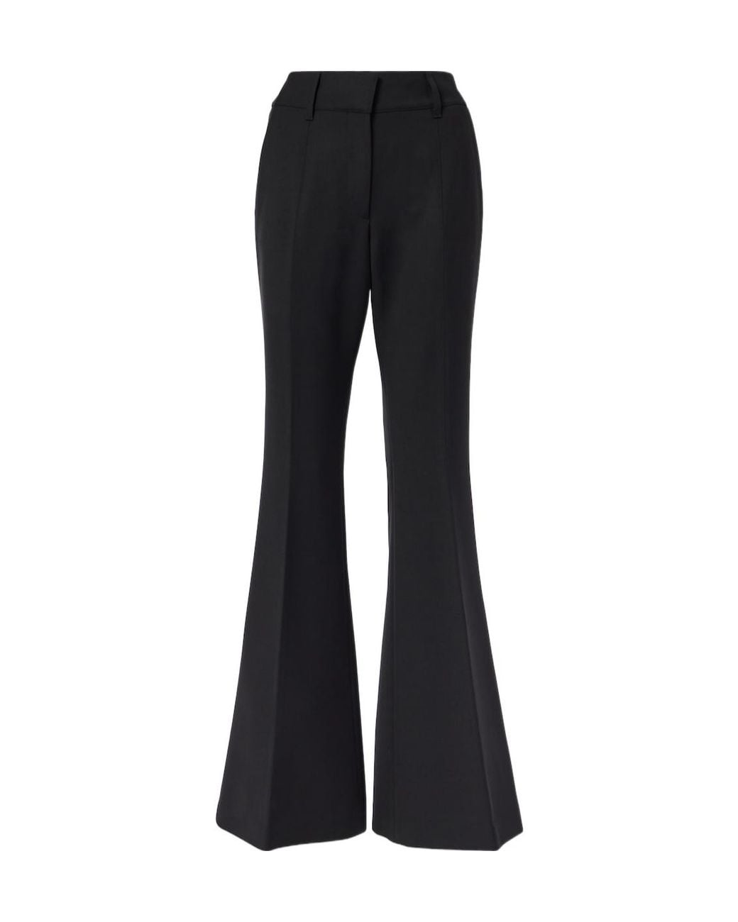 Gabriela Hearst Black Rhein Wool Flared Pants