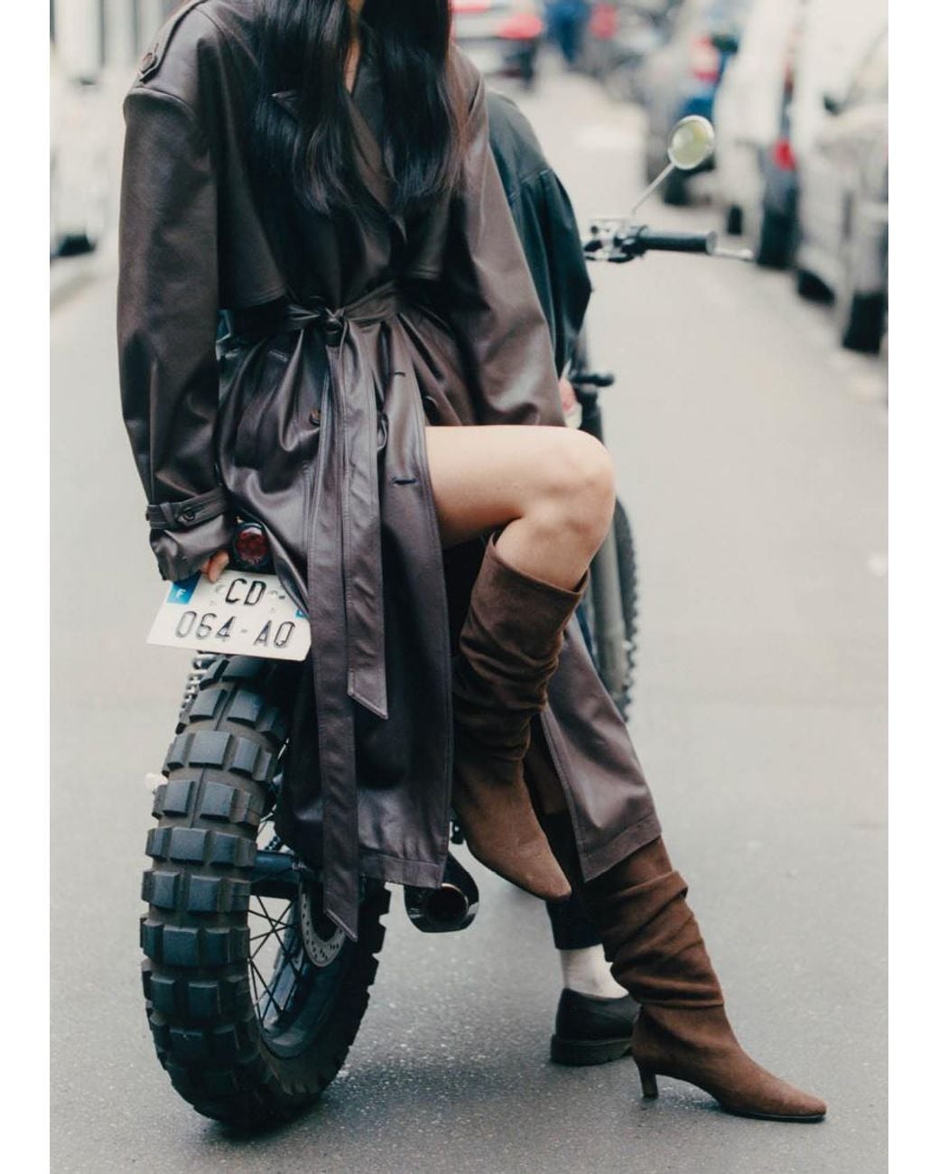 Alohas Brown Kalila Slouchy Heel Boots