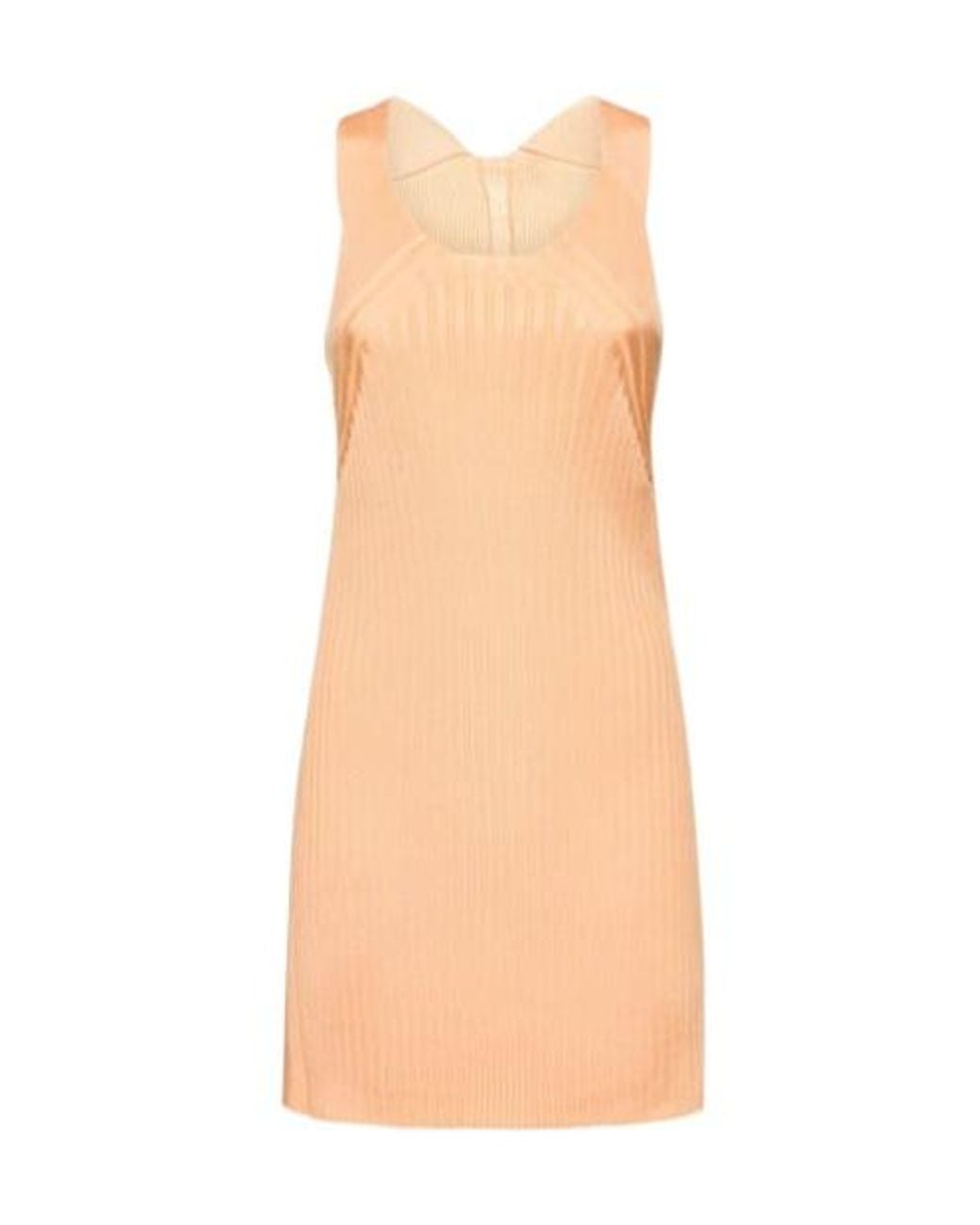 Jil Sander Natural Ribbed Crew-Neck Tank Top