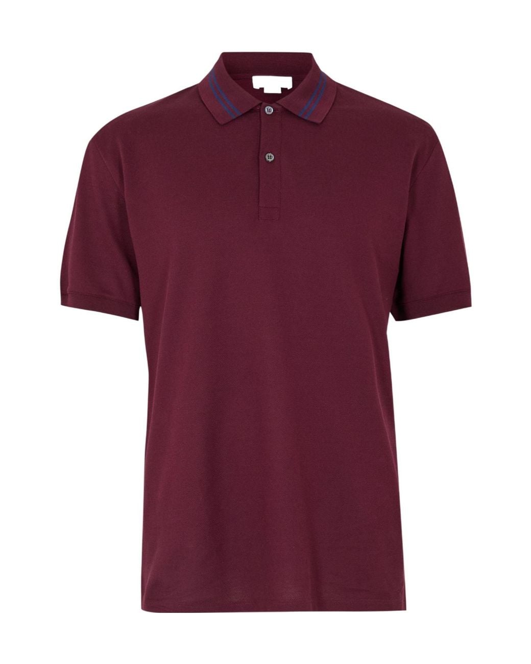 McQueen Red Short-Sleeve Polo Shirt for men