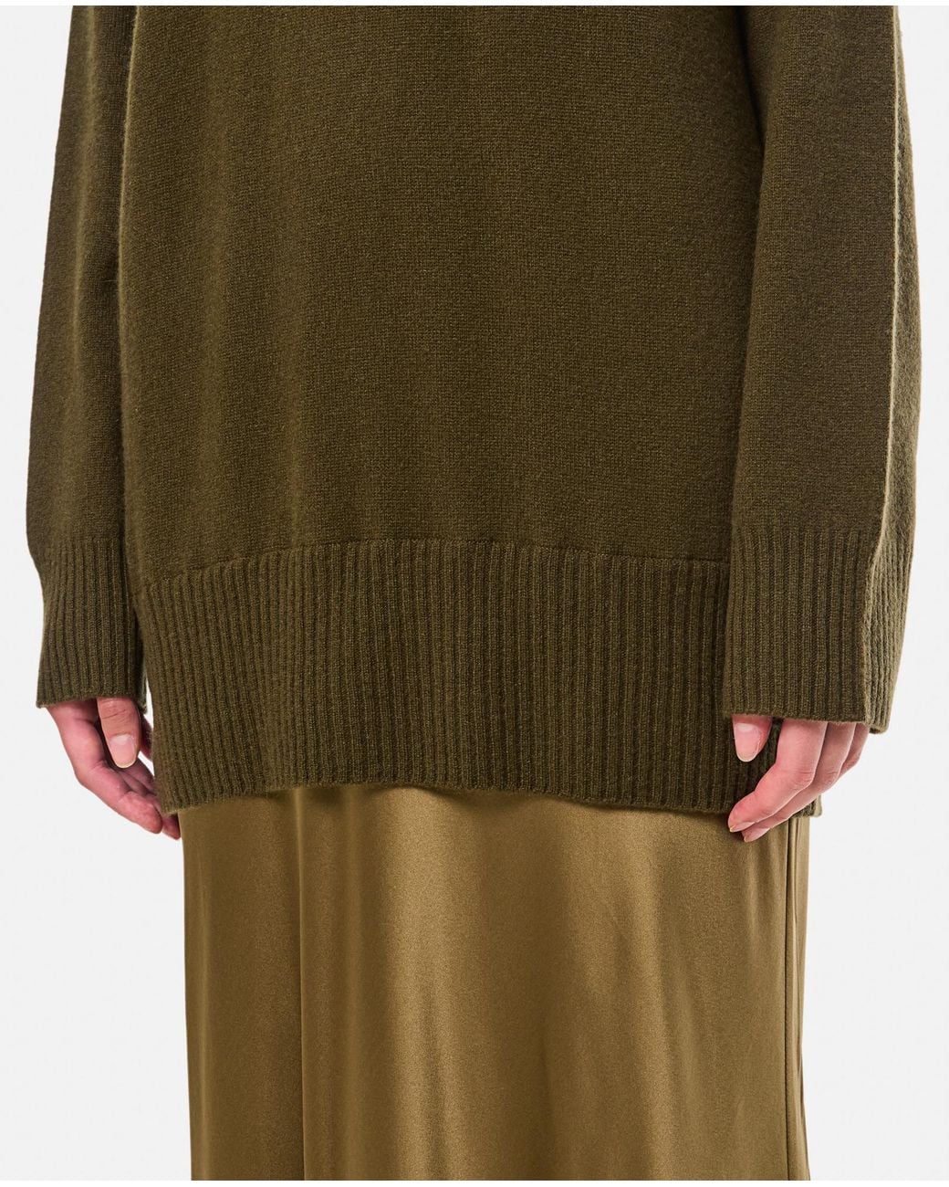 Christopher Esber Green Monument Long Knit Dress