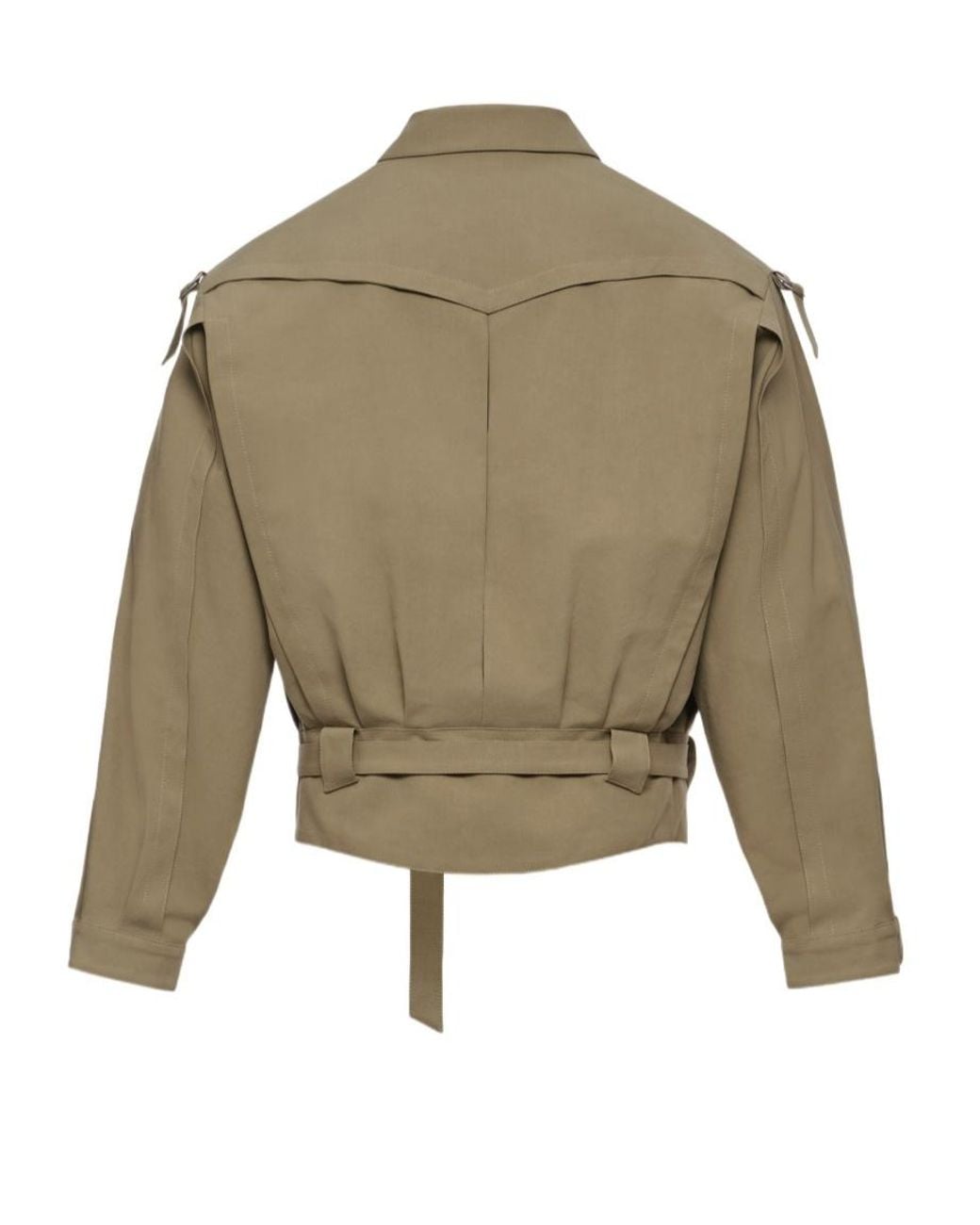 Magda Butrym Green Belted Utility Jacket