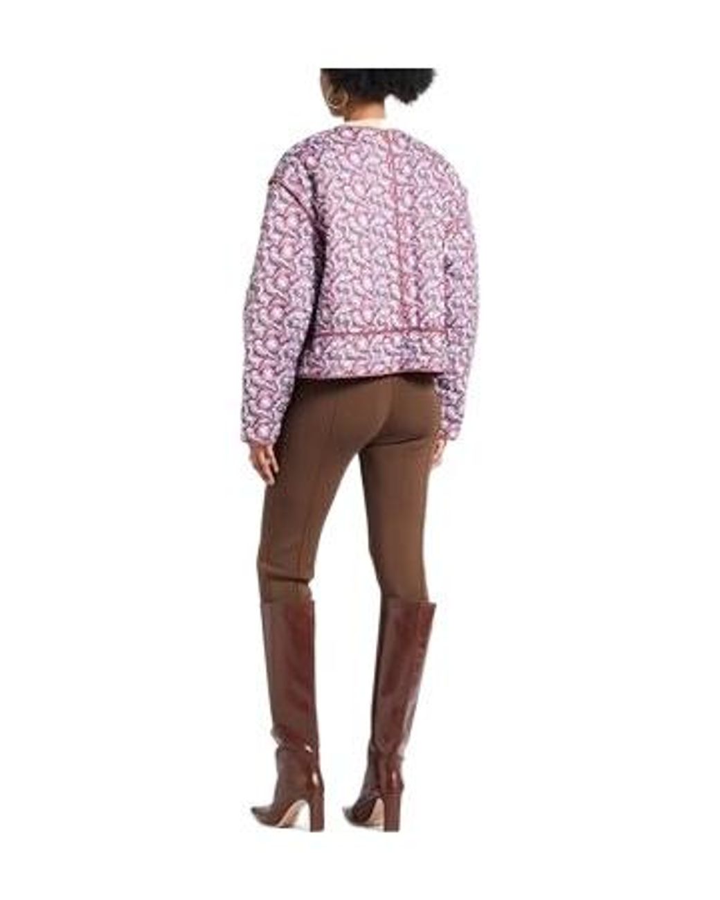 Isabel Marant Red Floral-Print Puffers