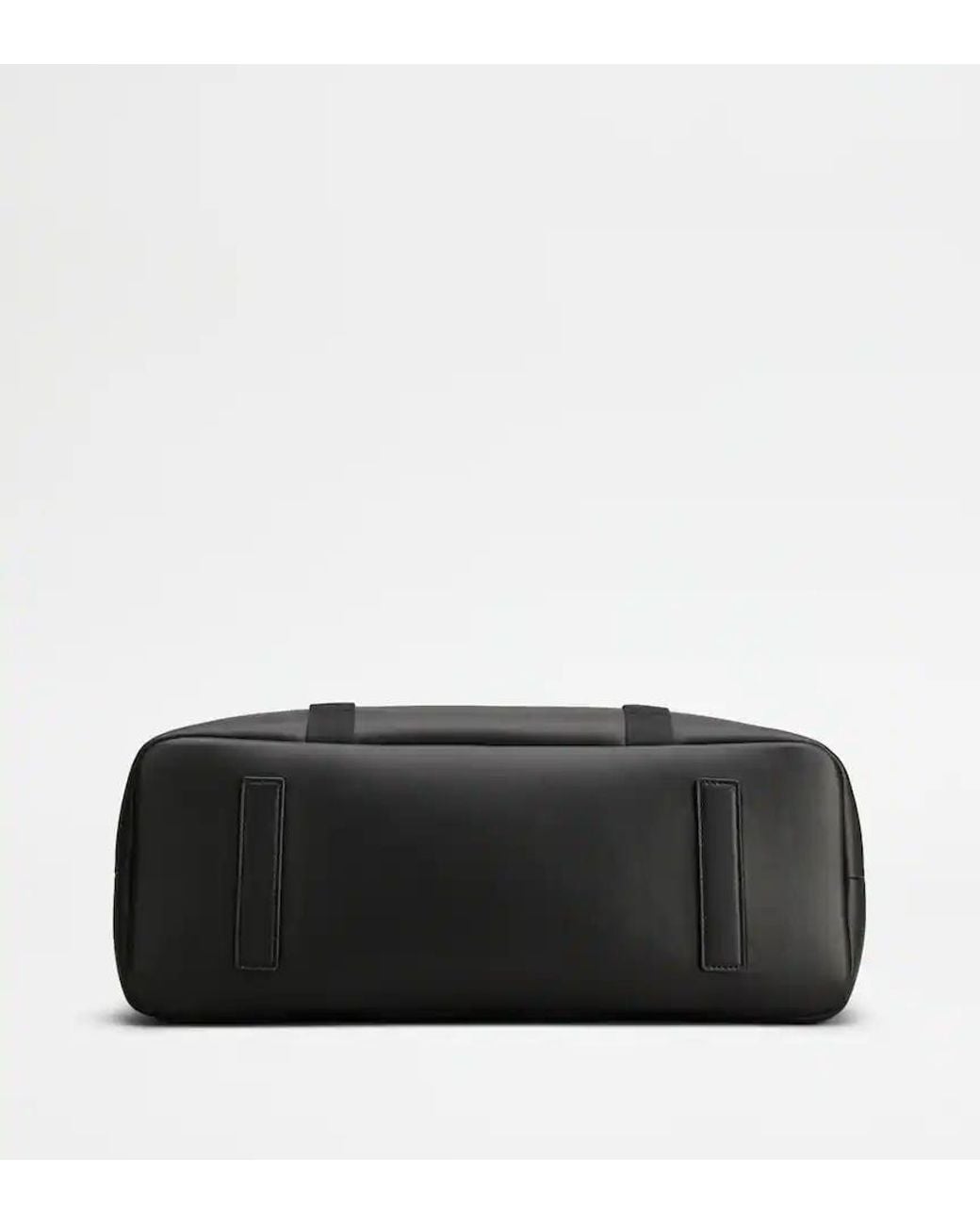 Tod's Black Logo Trim Tote Bag for men