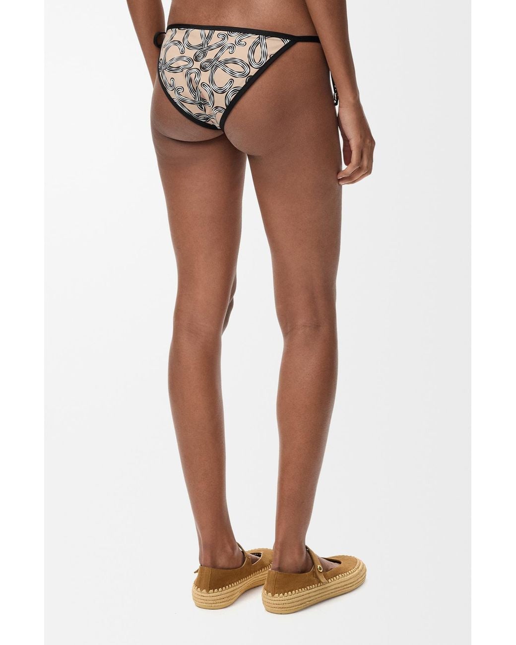 Loewe Black Technical Jersey Bikini Bottoms