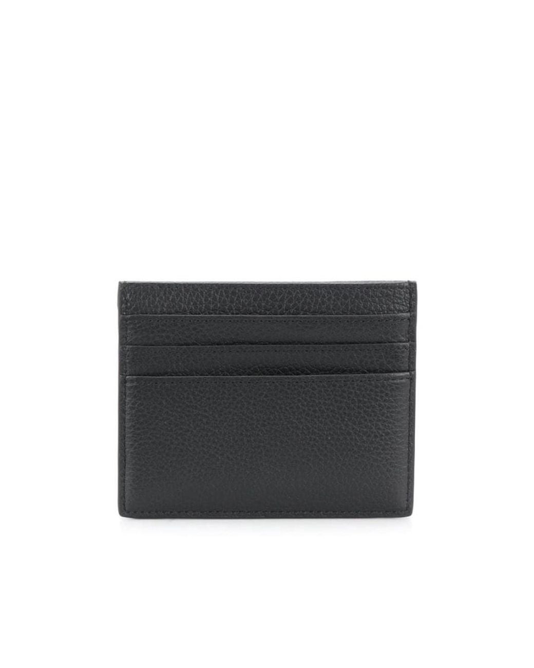 Mulberry Black Compact Logo Printed Cardholder