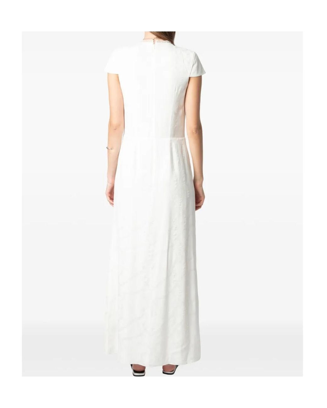 Zadig & Voltaire White Rapazi Midi Dress