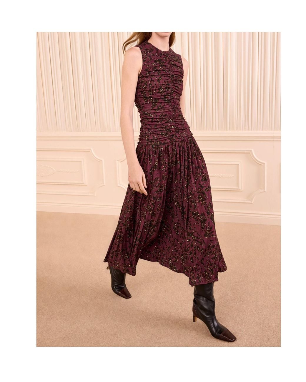 Ulla Johnson Purple Sleeveless Knit Dress