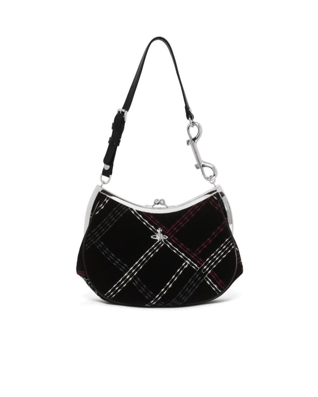 Vivienne Westwood Black Charm Frame Crossbody