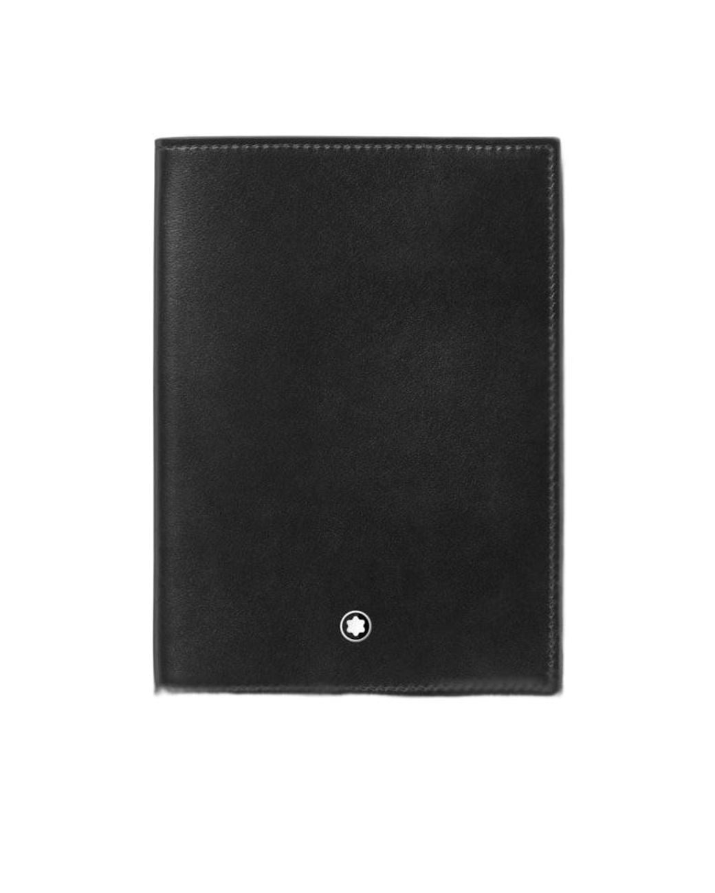 Montblanc Black Rectangular Card Holder for men