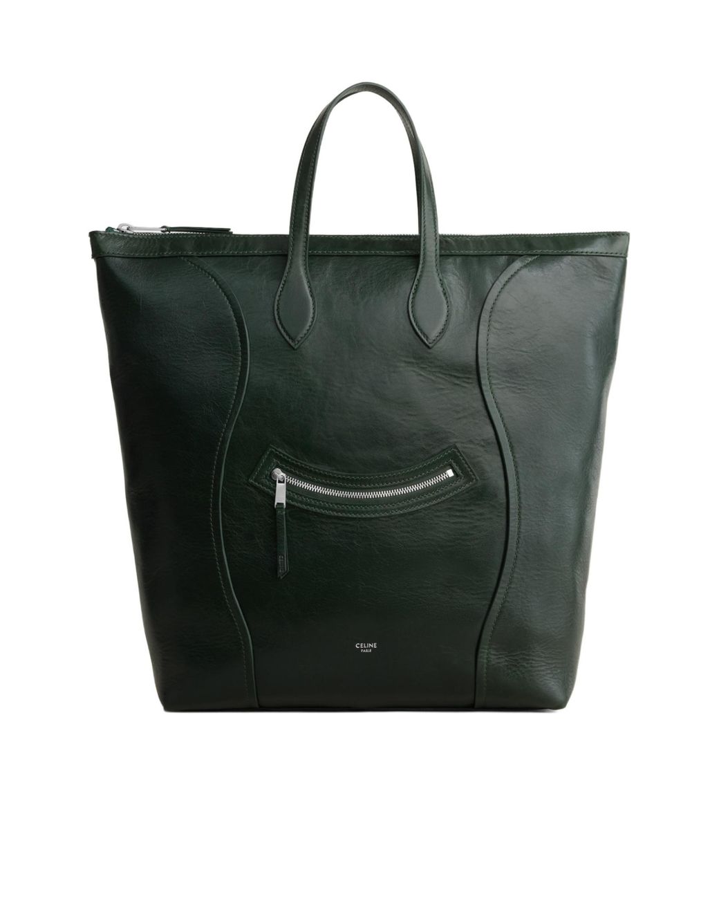 Céline Green Vertical Cabas Luggage for men