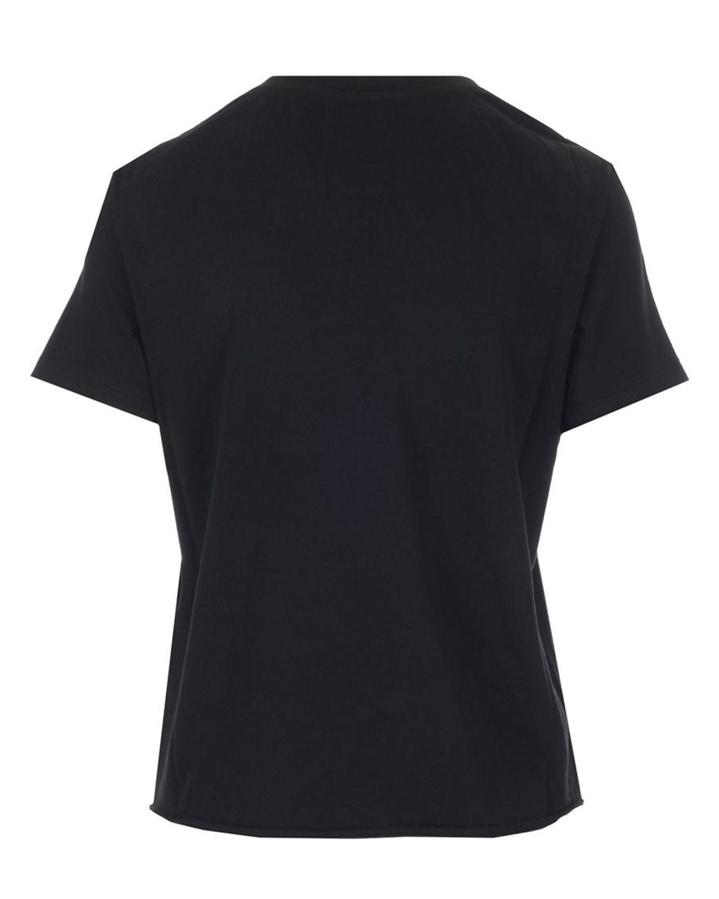 Saint Laurent Black Heart Logo Print T-Shirt