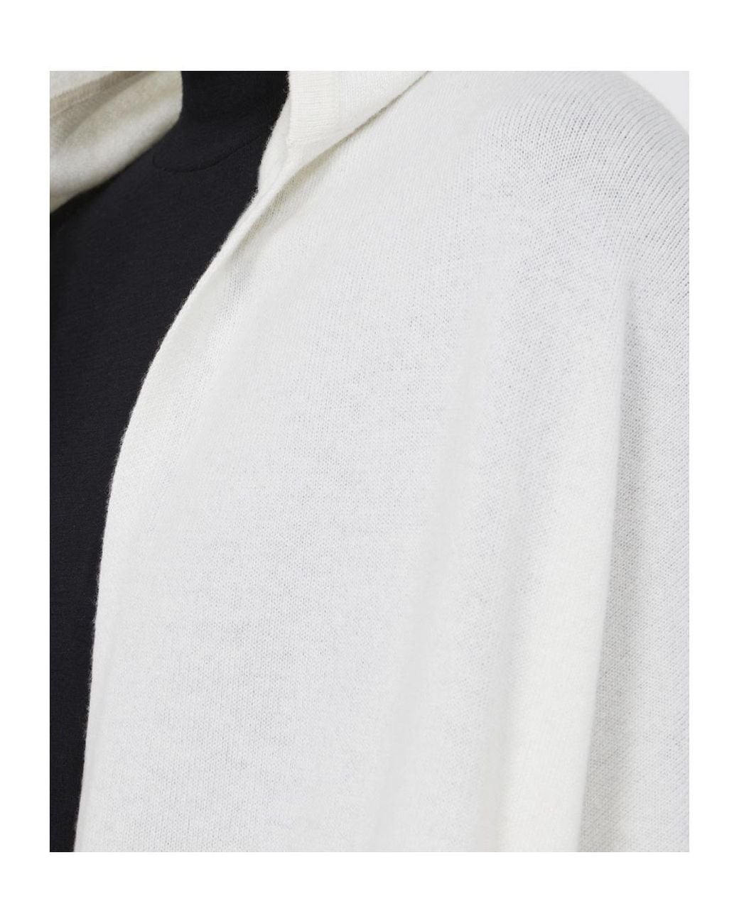Weekend by Maxmara White Hooded Shawl