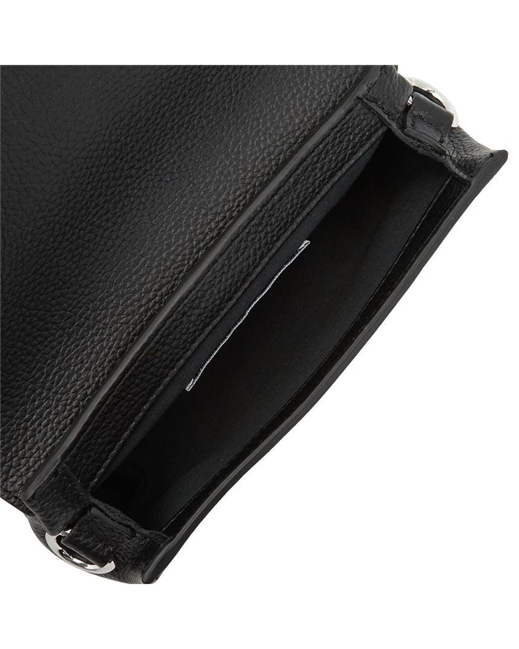 Vivienne Westwood Black Orb-Plaque Crossbody Bag