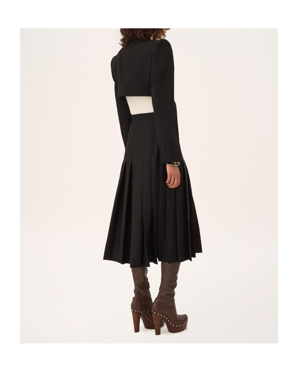 Chloé Black Chloé Cropped Spencer Jacket
