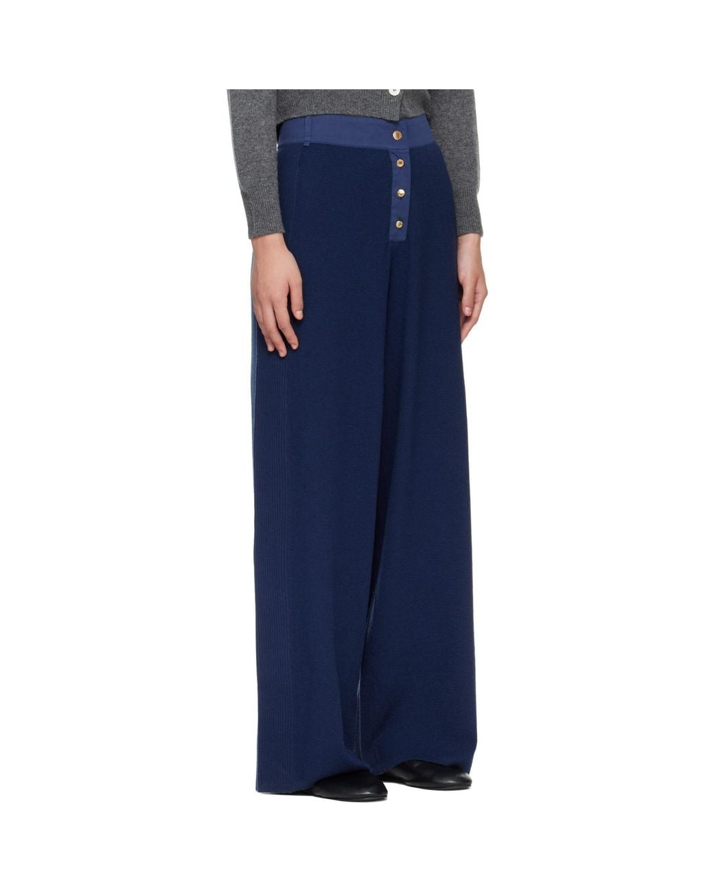 Rag & Bone Blue Casual Trousers With Belt Loops