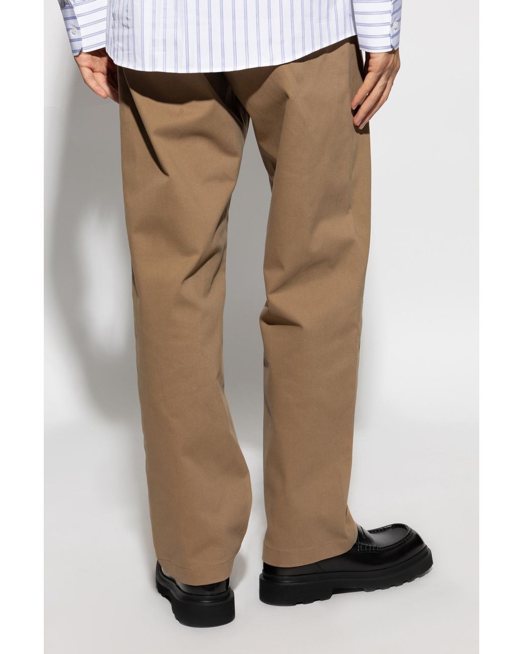 Dolce & Gabbana Natural Drill Sports Pants for men