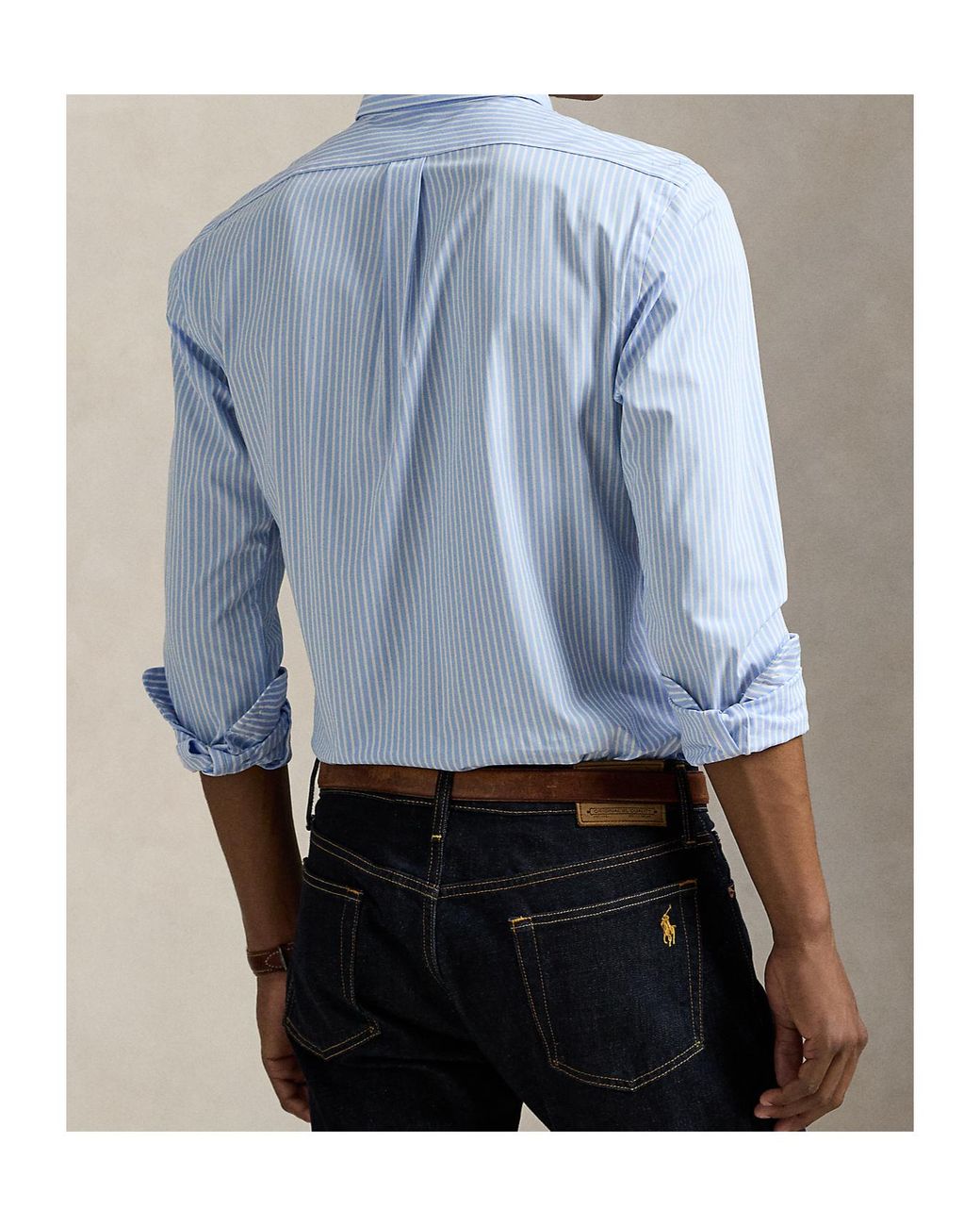 Polo Ralph Lauren Striped Shirt in Blue for Men | Lyst