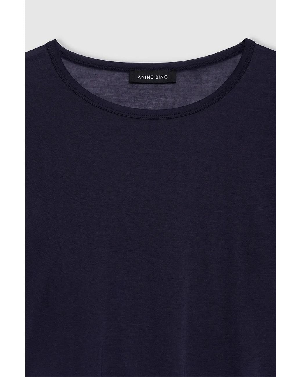 Anine Bing Blue Sylvie Round-Neck T-Shirt