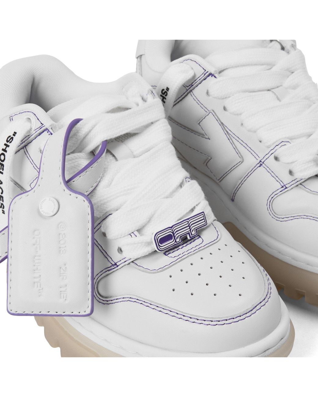 Off-White c/o Virgil Abloh White And Color-Block Thick Sole Sneaker