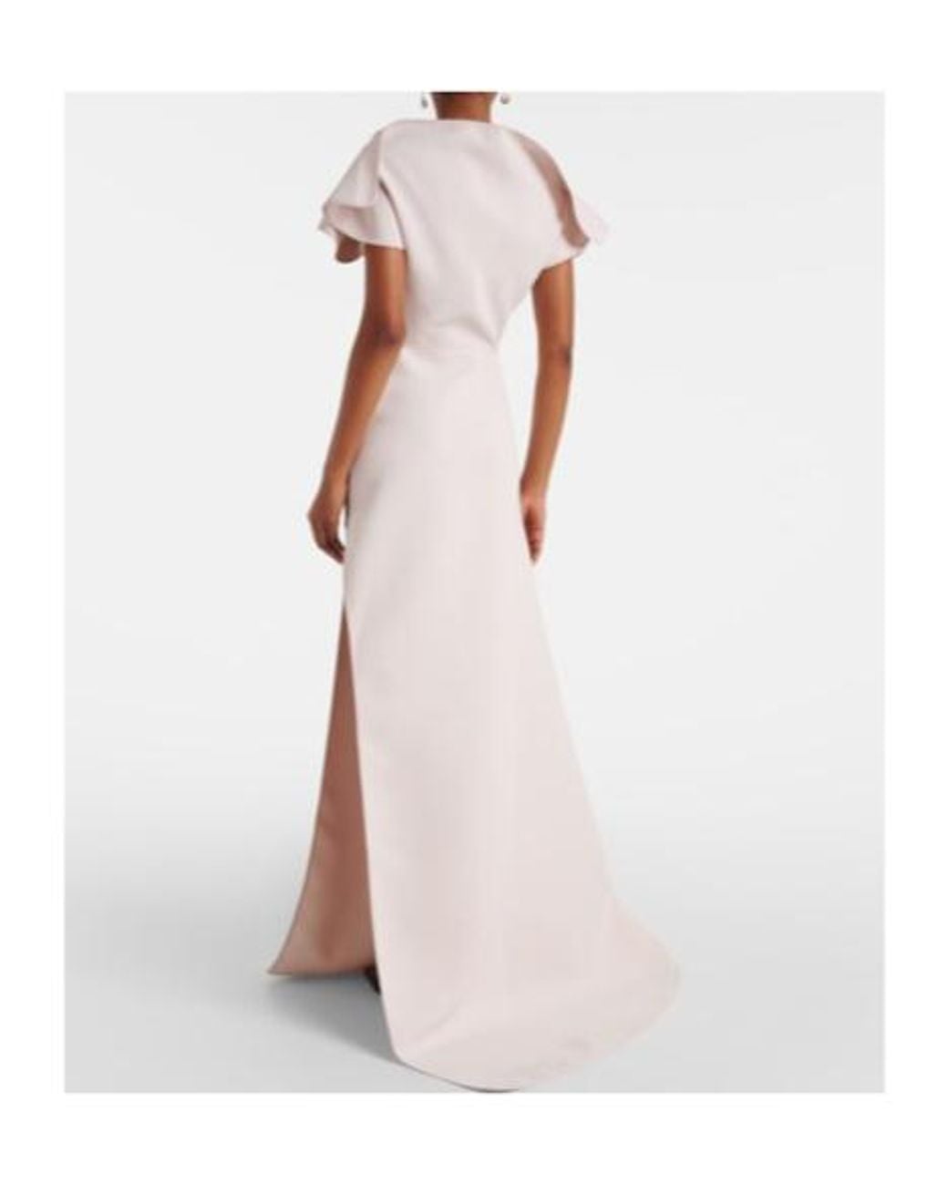 Maticevski White Absolve Draped Gown