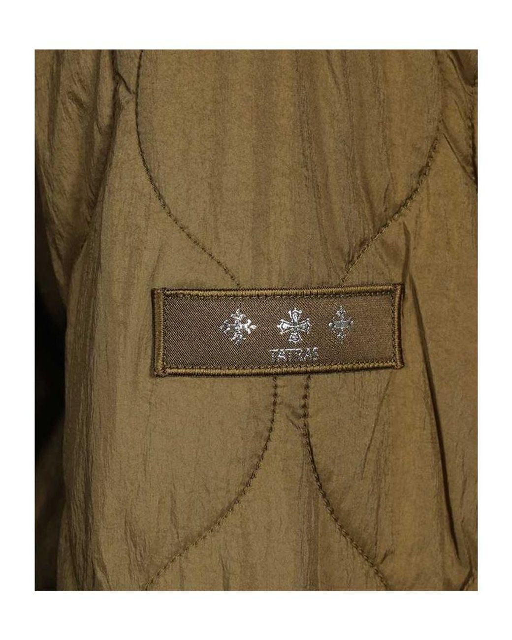 Tatras Green Quilted Stand-Collar Jacket for men