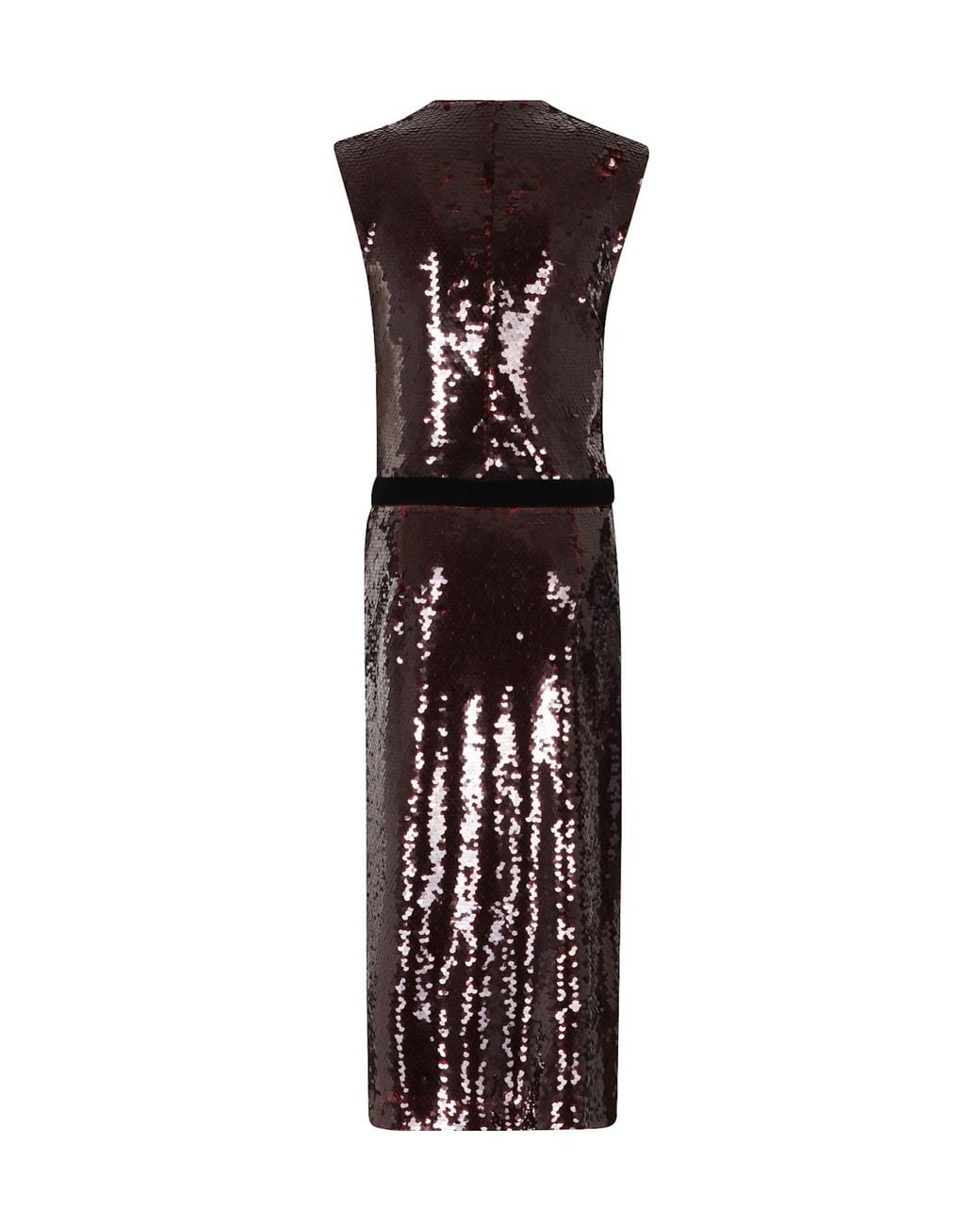 Alberta Ferretti Purple Embellished Wrap Dress