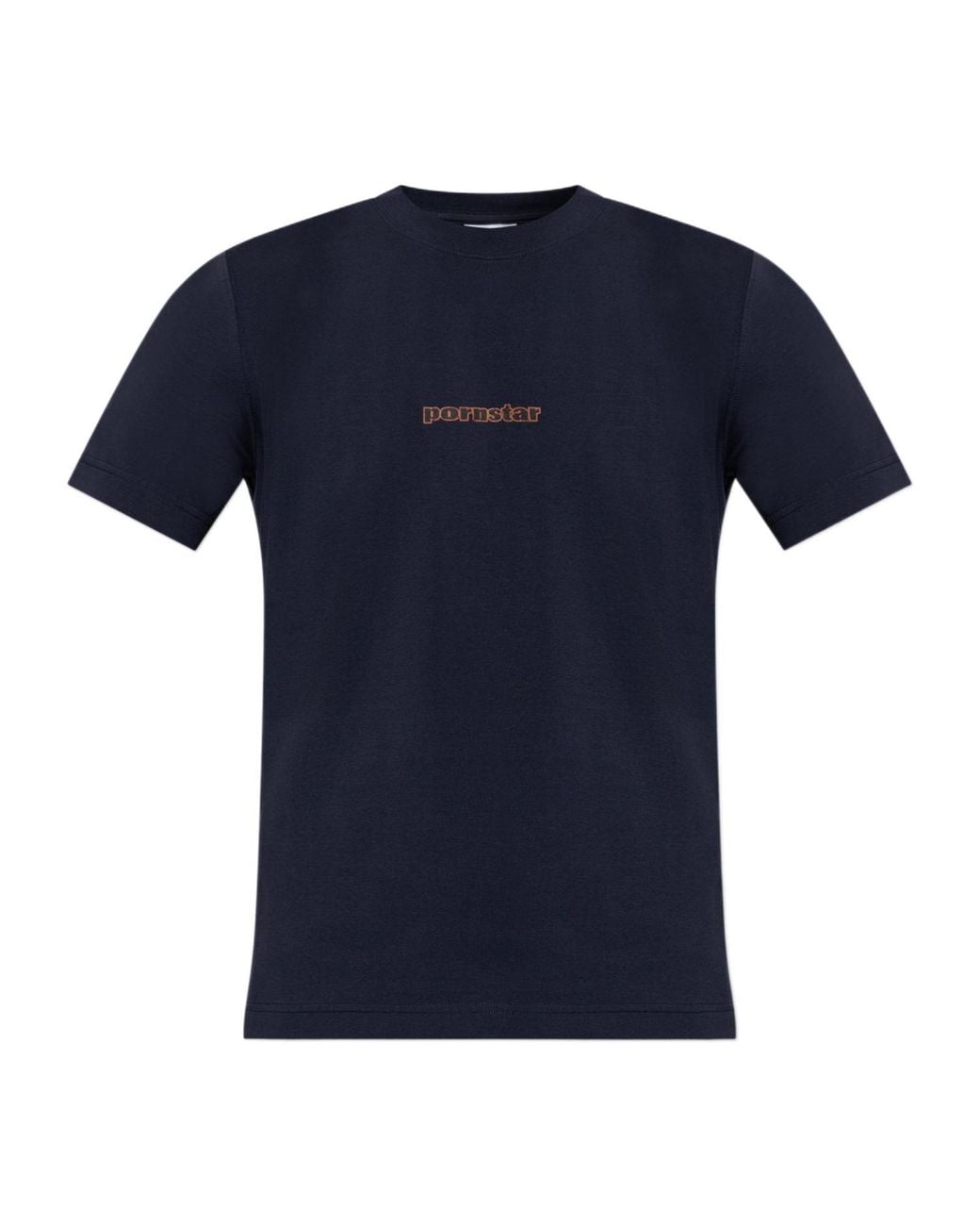 Vetements Blue Pornstar Fitted T-Shirt for men