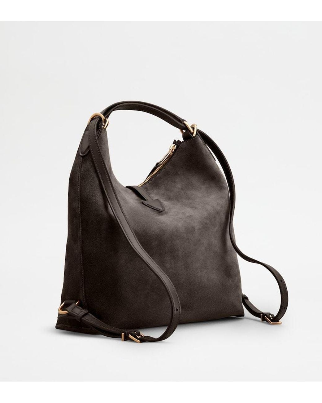 Tod's Metallic Logo Plaque Shoulder Bag