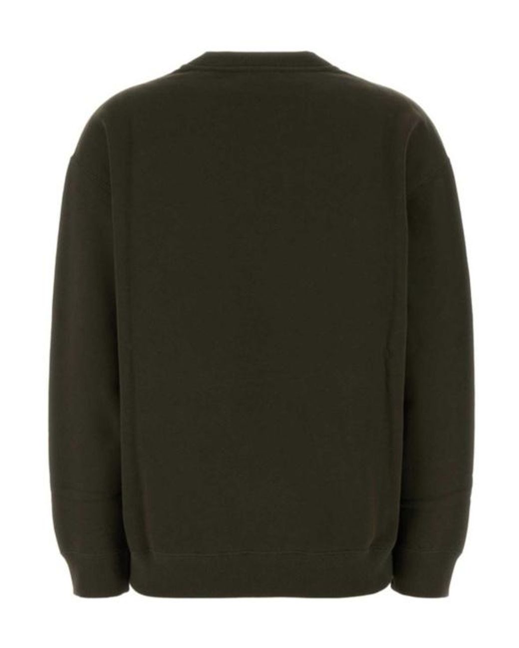 Jil Sander Green Crew Neck Long Sleeve Sweatshirt