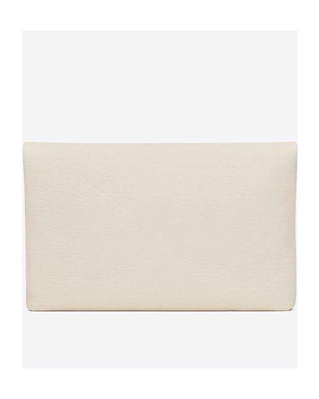 Saint Laurent Natural Cassandre Envelope Large Clutch Bag for men