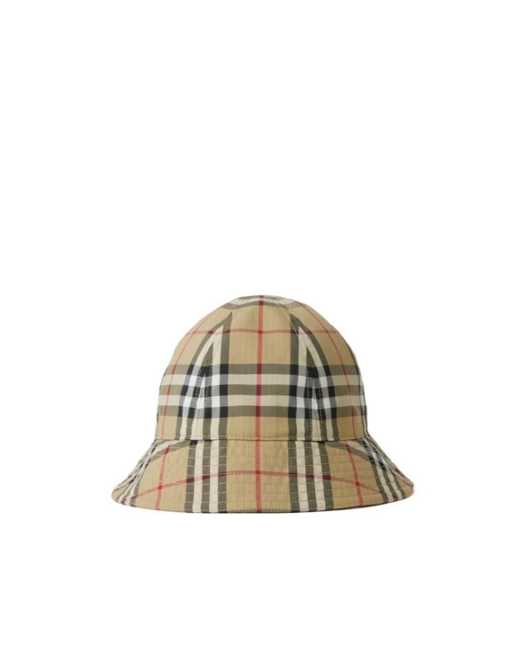 Burberry Multicolor Vintage Check Dropped Brim Bucket Hat for men
