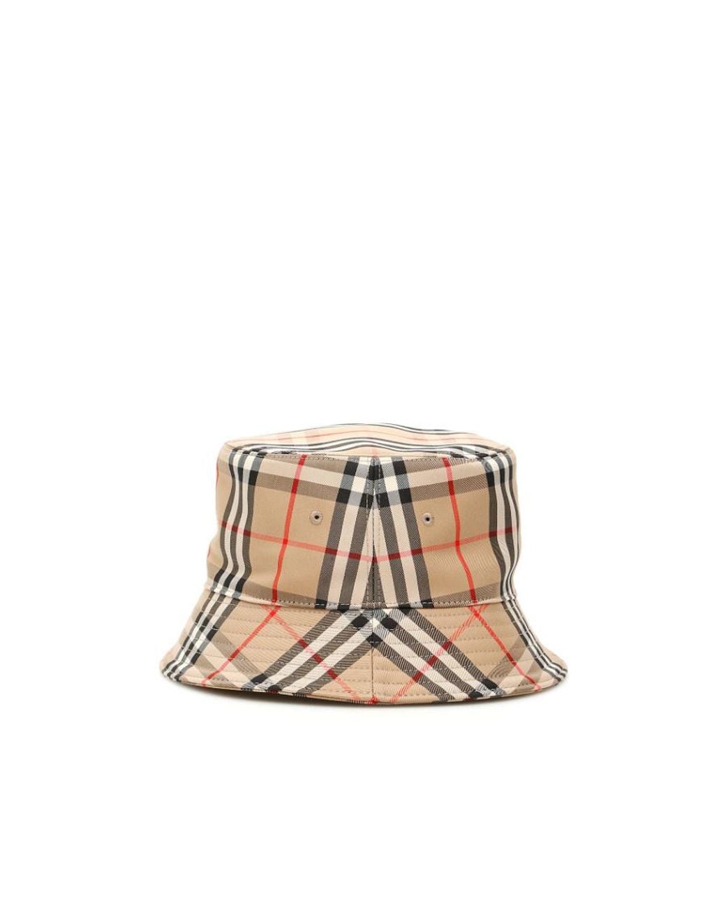 Burberry Natural Vintage Checked Bucket Hat for men