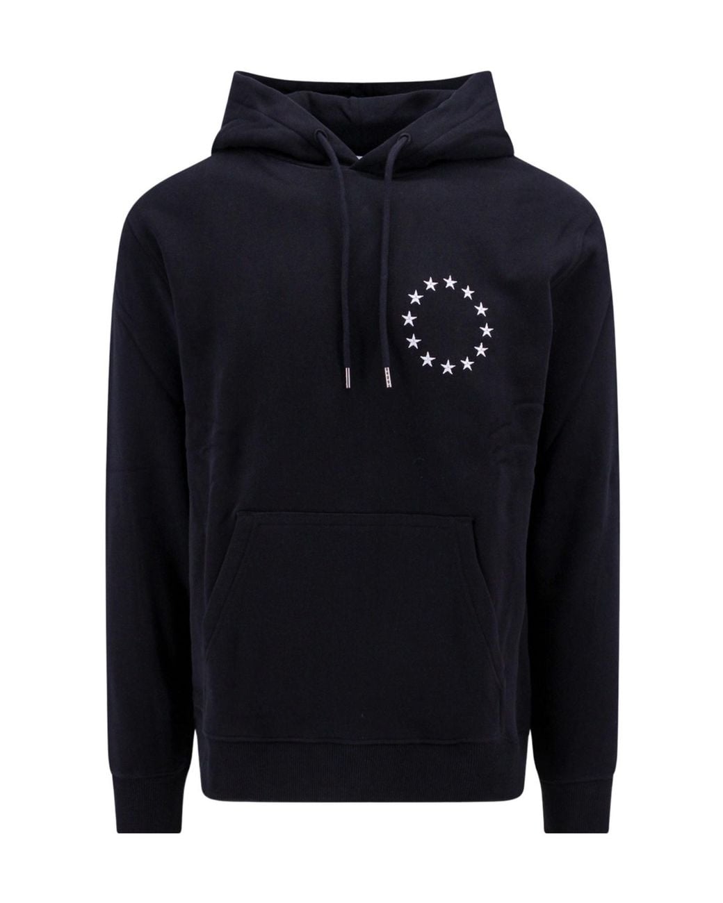 Etudes Studio Blue Études Studio Logo Embroidered Drawstring Hoodie for men