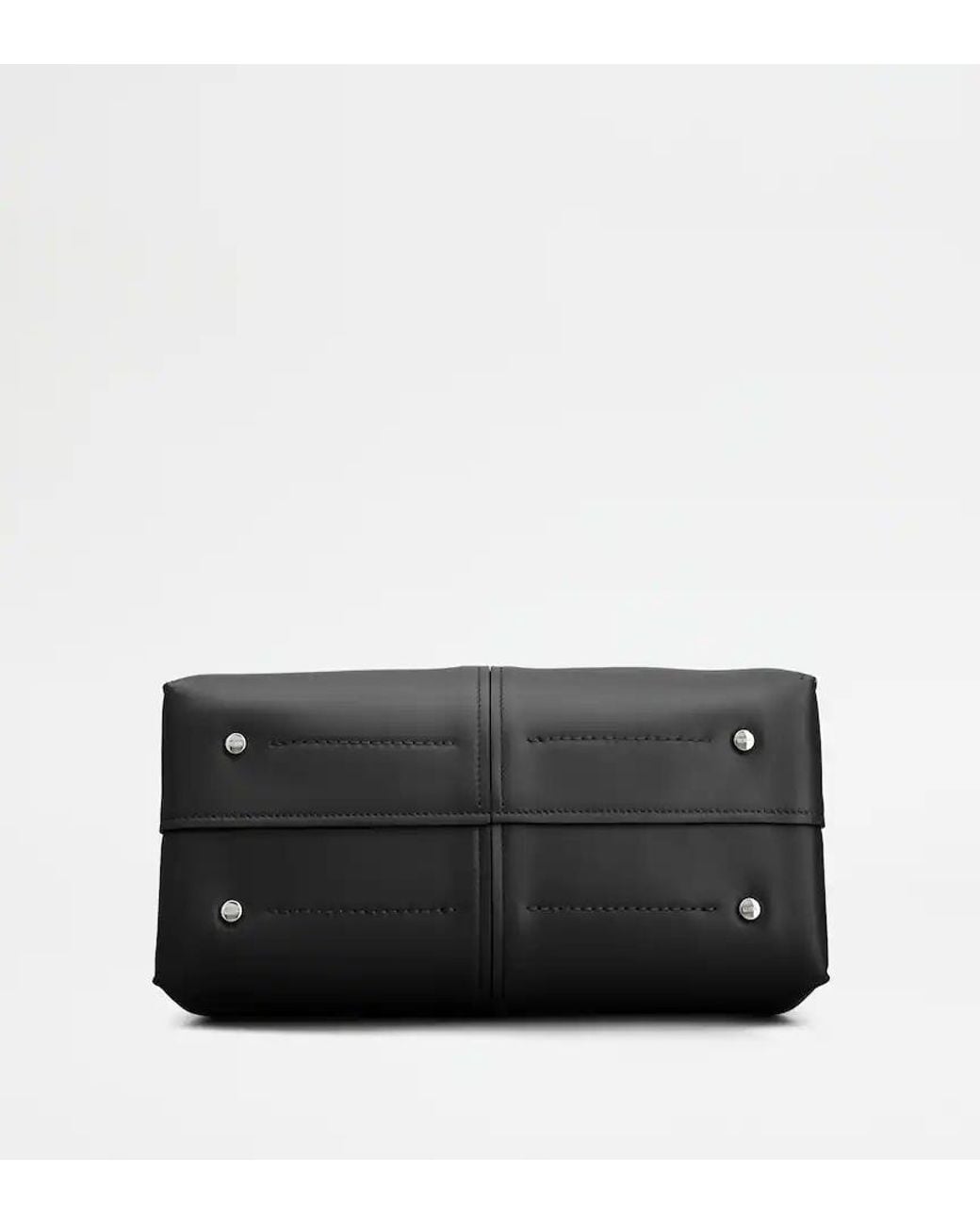 Tod's Black Sac Shopping En Cuir Petit